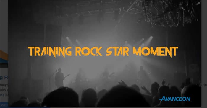 Training Rock Star Moment #1: Avanceon the Trusted Advisor